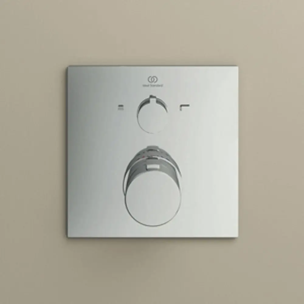 IS-Badethermostat-UP-Ceratherm-C100-BS2-Rosette-163x163mm-Chrom-A7522AA gallery number 12
